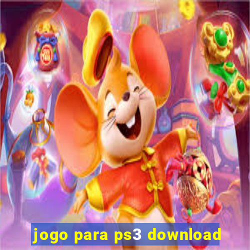 jogo para ps3 download